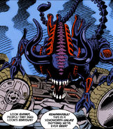 The Bull Alien as seen in the Kenner comics.