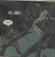 Crespi faces off with the Alien