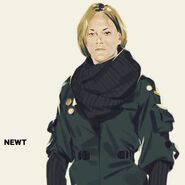 Alien 5 concept artwork of Newt.