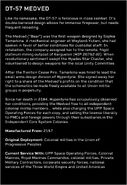 The DT–57 Medved's description