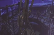 Third person in-game footage showing the same two Marines walk along the catwalk (possibly from the view of Bravo Team).