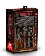 NECA Ultimate Warrior Predator back package.