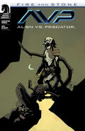 Alien vs. Predator: Fire and Stone variant cover to issue 1.