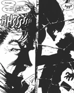 Barrett being attacked by a Xenomorph as seen in Aliens: Incubation.