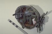 The inside of the helmet. Note the "FROST" tag.[1]