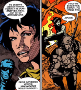 Ripley as Apone chases the Queen.