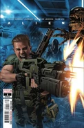 Cruz, as he appears on the cover of Alien: Annual 1