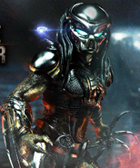 Image of the Fugitive with shurikens.
