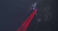 The Jungle Hunter's Bio-mask's targeting-laser, modeled after the symbol.
