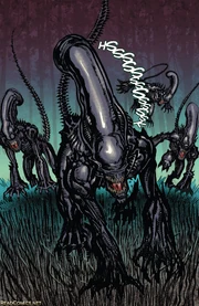 A group of mutant Xenomorphs.