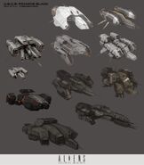 FTL ship concept art.