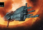 The USS Sulaco as seen in the 2024 comic book series Aliens: What If...