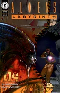 Anthony Crespi on the cover of Aliens: Labyrinth, issue 4.