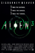 Theatrical poster for Alien3.