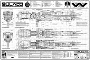 Sulaco blueprints by Graham J Langridge