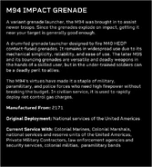 M94 Impact Grenade descr.jpg (285 KB) Description