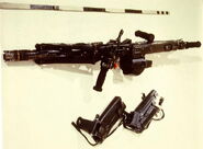 An M56 Smartgun prop from Aliens.