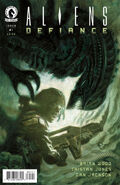 Cover to Aliens: Defiance issue 1 by Massimo Carnevale.