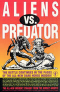 Poster advertising Dark Horse Insider, Vol. 2 and Aliens vs. Predator 2