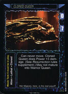 The Aliens/Predator CCG "CLONED QUEEN" card number 19.[12]