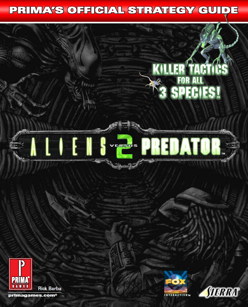 Aliens versus Predator 2, Xenopedia