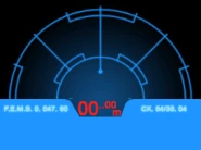 .gif file of the motion tracker's readout, no targets detected.