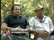 Jim (right) with his brother John Thomas in If It Bleeds, We Can Kill It: The Making of Predator.
