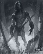 Concept art of the Feral Predator.