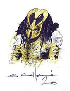 Concept art of the Wasp Predator.