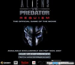  Aliens vs. Predator Requiem - Sony PSP : Psp: Video Games