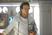 Millburn in the mess hall aboard the Prometheus.