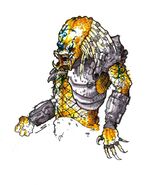 Concept art of the Albino Predator.