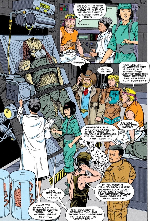 Aliens vs. Predator (1990) comic books