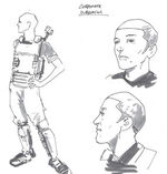 Concept art of Wearing, illustrated by 