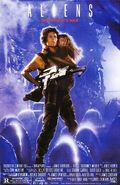 Ripley on the theatrical poster for Aliens.