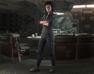 Ellen Ripley as she appears in DLC for Alien: Isolation