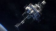 The Montero, either a space station or space elevator