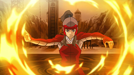 Korra defending herself.png