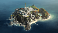 Air Temple Island overview