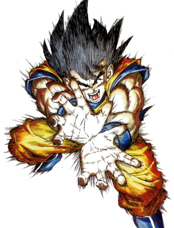 awesome goku with kamehameha super saiyan blue