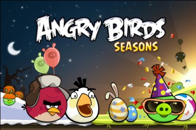 Angry birds seasons moon festival золотой пирог