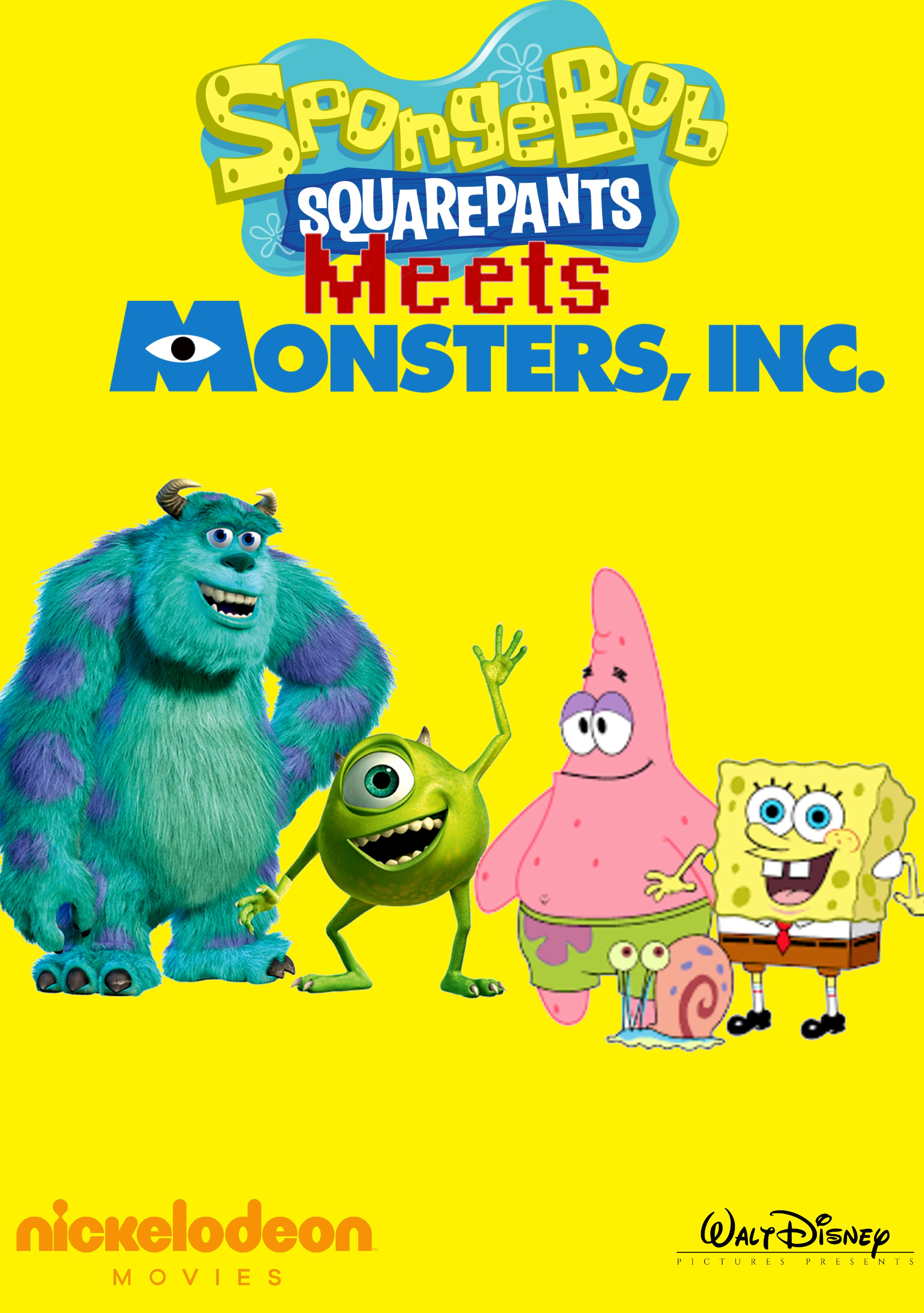 Spongebob, Monster, Monster meg and dia