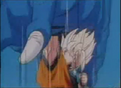 Goku hits