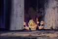 ssj gohan hits the ground