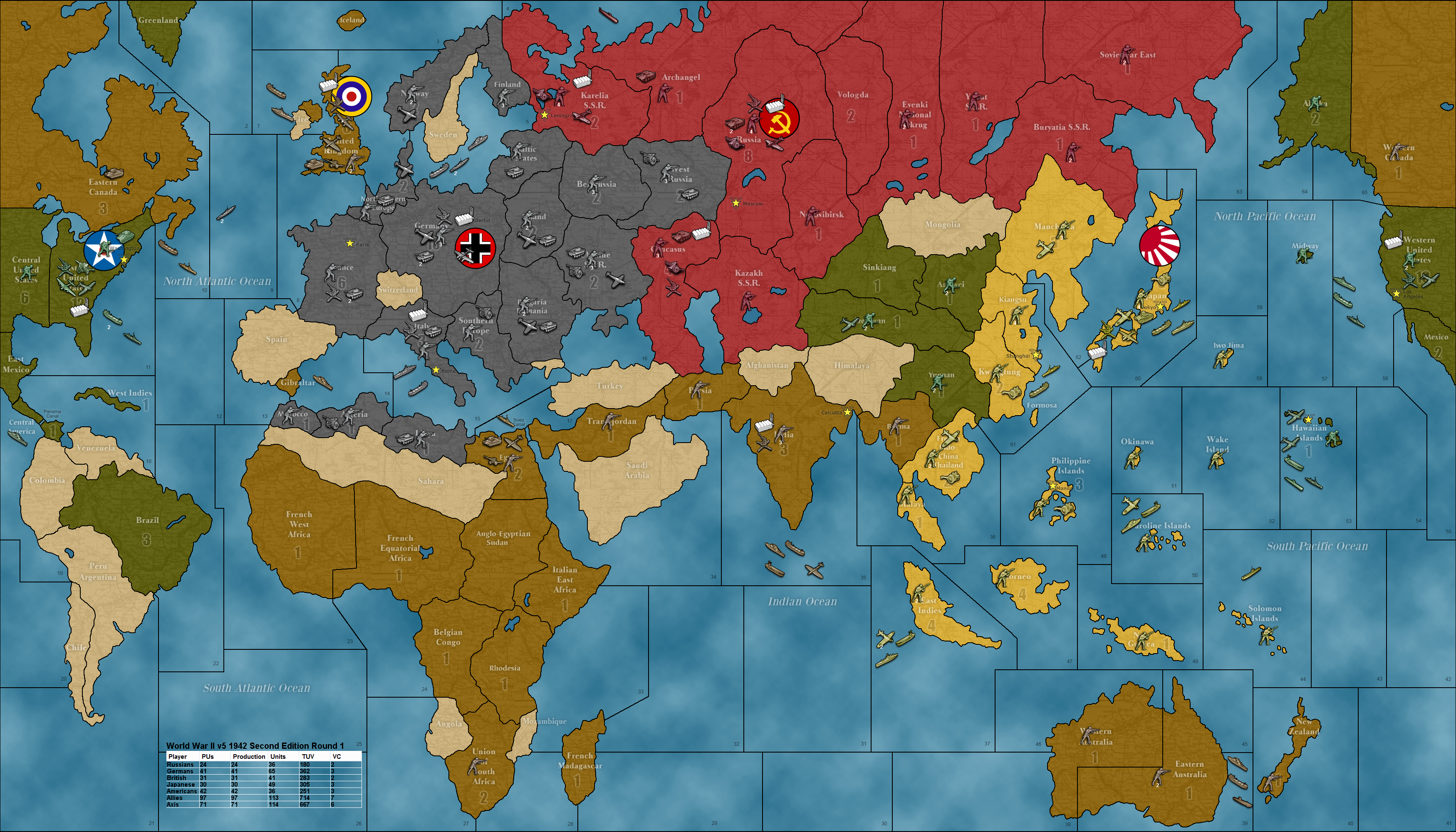 axis and allies global 1942