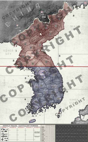 シミュレーションゲーム　コリアン・ウォー (The Korean War 25th June-15th october 1950) 中古】シミュレーションゲーム コリアン・ウォー (The Korean