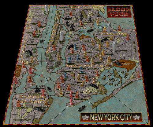 Blood Feud in New York, Board Game