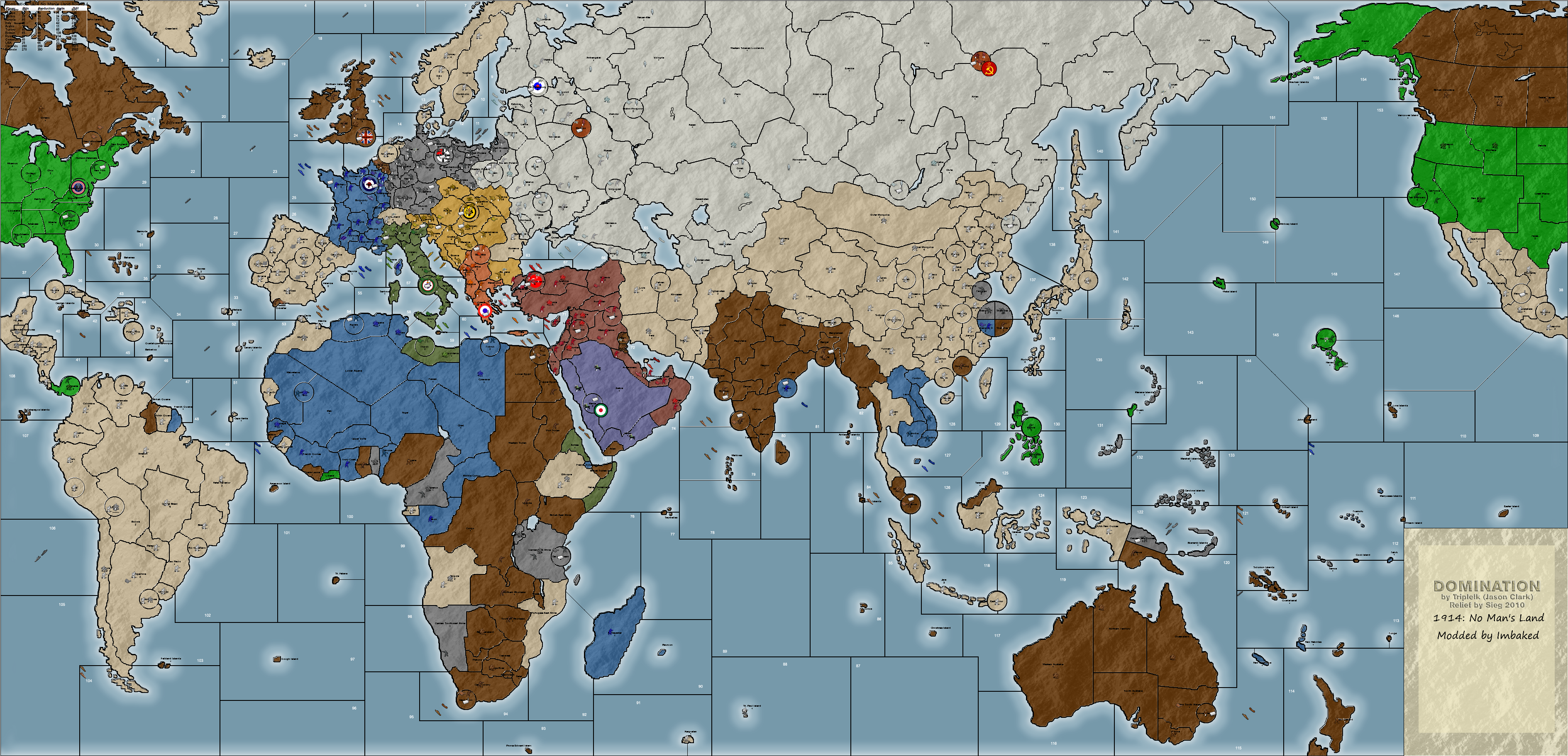 axis and allies 1914 map