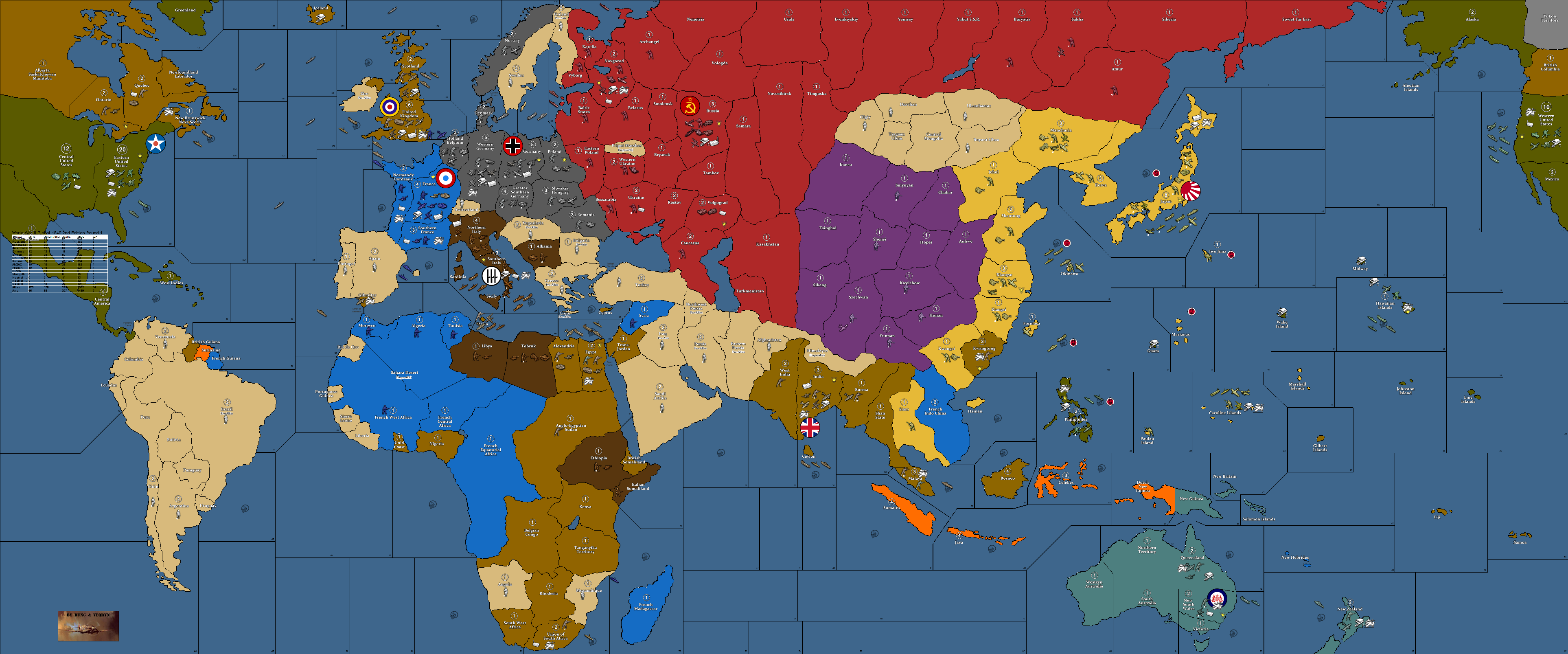 Axis & sale allies global 1940