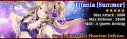 Titania Summer banner